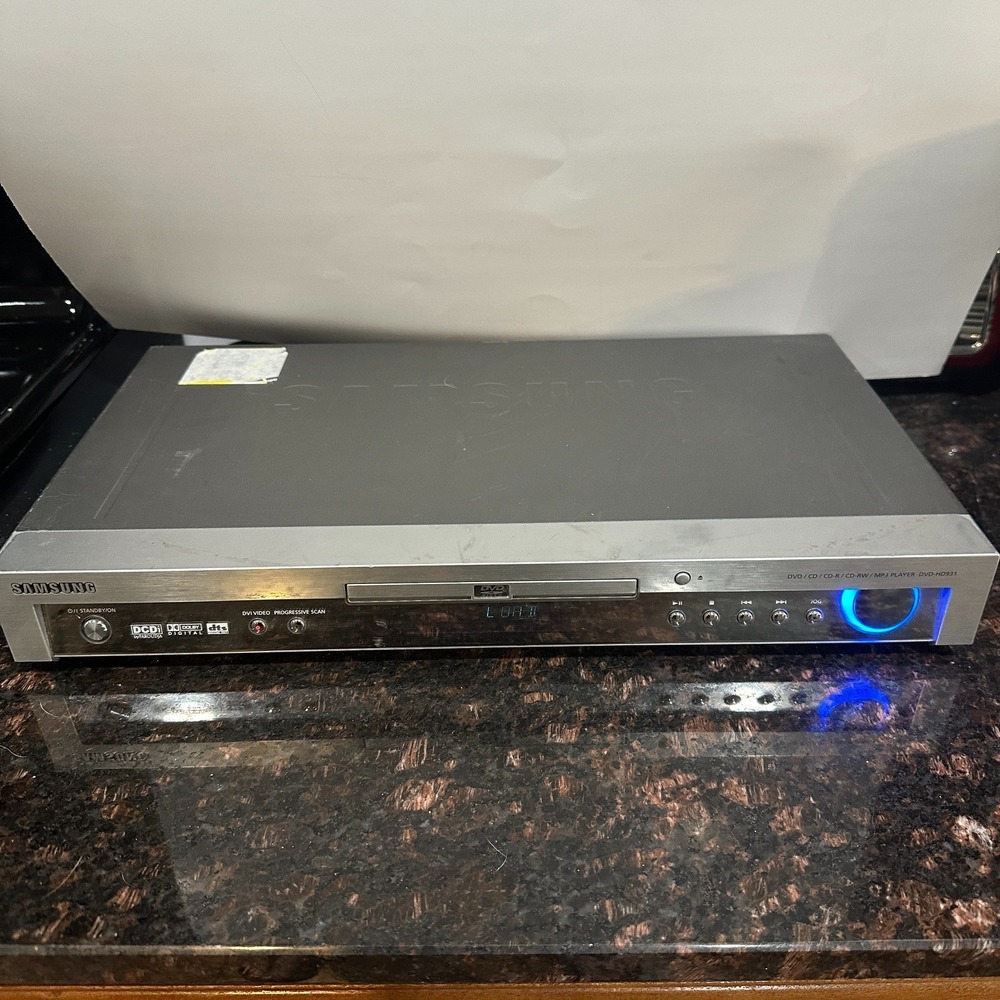 Samsung DVD HD931 DVD CD MP3 Player Progressive Scan DVI Silver TESTED WORKING